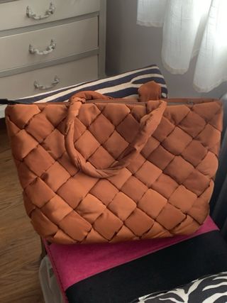 Bolso Pedro del Hierro Marrón Acolchado
