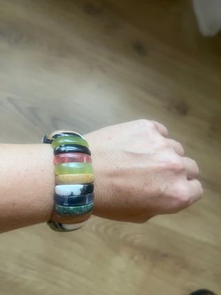 Pulsera de piedras naturales multicolor