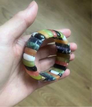 Pulsera de piedras naturales multicolor