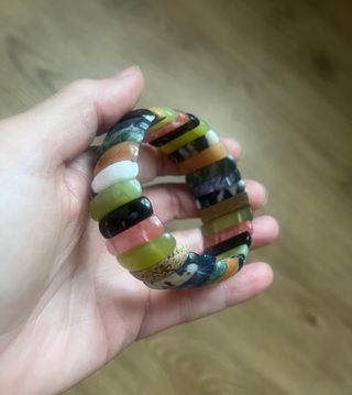 Pulsera de piedras naturales multicolor
