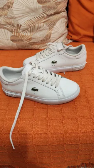Zapatillas Lacoste Blancas Niño