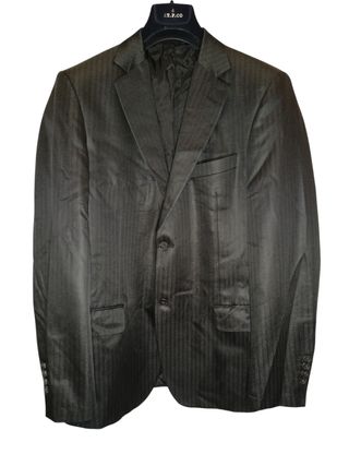Blazer elegante Karl Lagerfeld nero a righe tg. XL