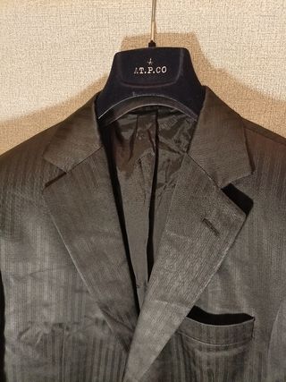 Blazer elegante Karl Lagerfeld nero a righe tg. XL