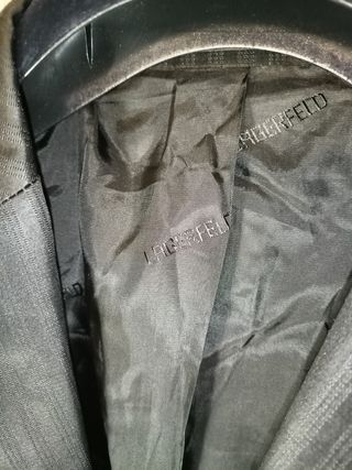 Blazer elegante Karl Lagerfeld nero a righe tg. XL