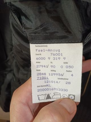 Blazer elegante Karl Lagerfeld nero a righe tg. XL