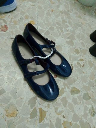 Bailarinas Azul Talla 36