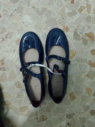 Bailarinas Azul Talla 36