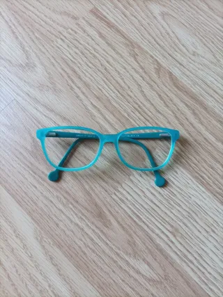 Montura gafas niña azul turquesa