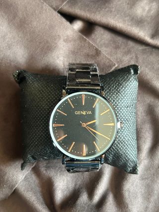 Orologio Geneva Full Metal Grigio Quarzo