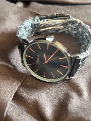 Orologio Geneva Full Metal Grigio Quarzo