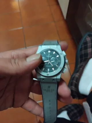 Reloj Hublot Cronógrafo Esfera Negra