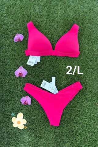 Bikini Calzedonia brasiliana Rosa Taglia 2/L