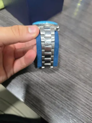 Reloj Festina Ceramic Azul y Plateado