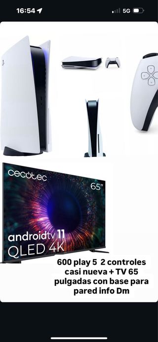 Cecotec TV 65 QLED 4K Android TV 11
play 5  2mando