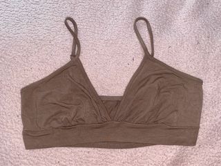 Conjunto falda y top beige/marrón