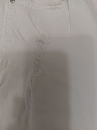 Pantalón vaquero blanco