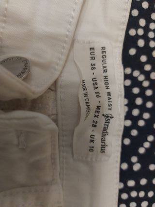 Pantalón vaquero blanco