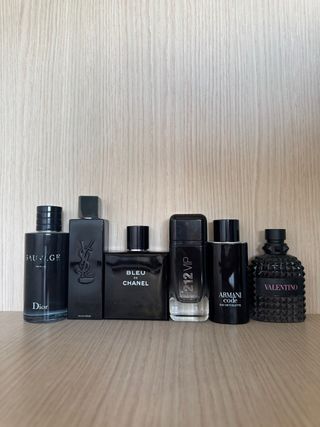 Lote Perfumes Hombre Negro