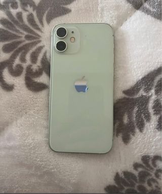 iPhone 12 mini verde menta + fundas