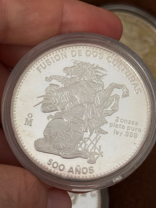 Set Plata Pura Mexico 500 Años 10 Onzas