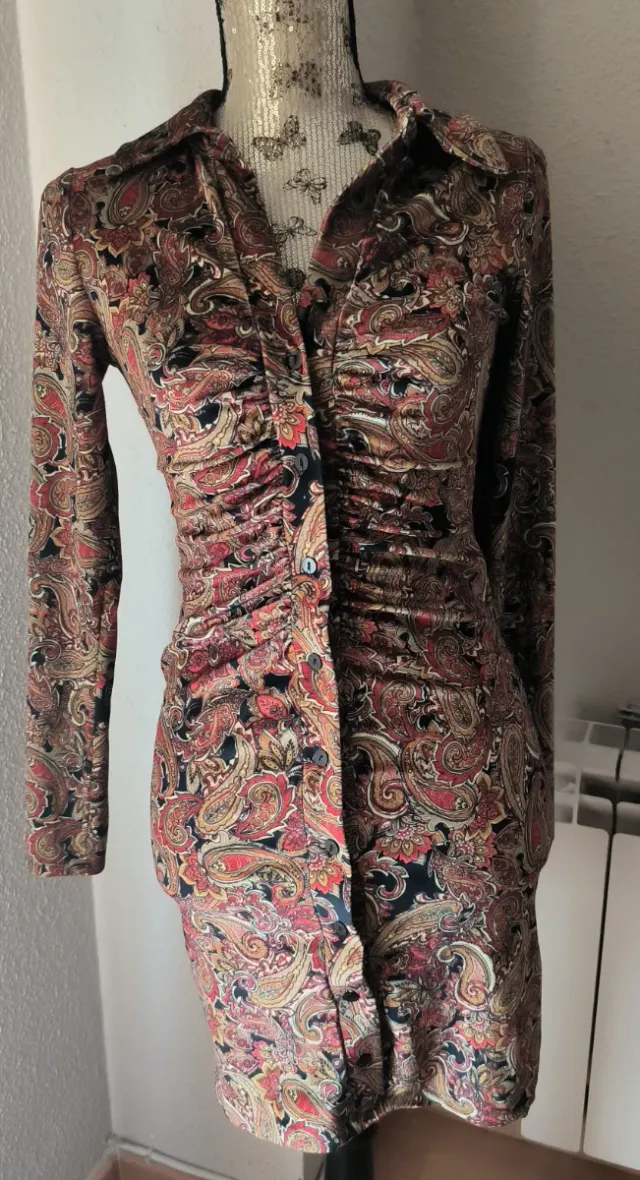 Vestido cachemira Stradivarius