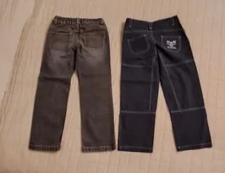 2 paia pantaloni bimbo 6 anni 116cm