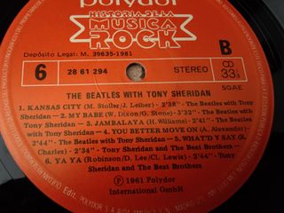 Vinilo The Beatles with Tony Sheridan - Polydor