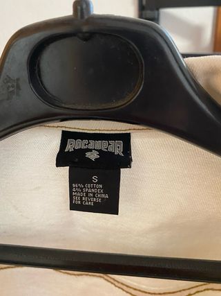 Chaqueta vaquera blanca