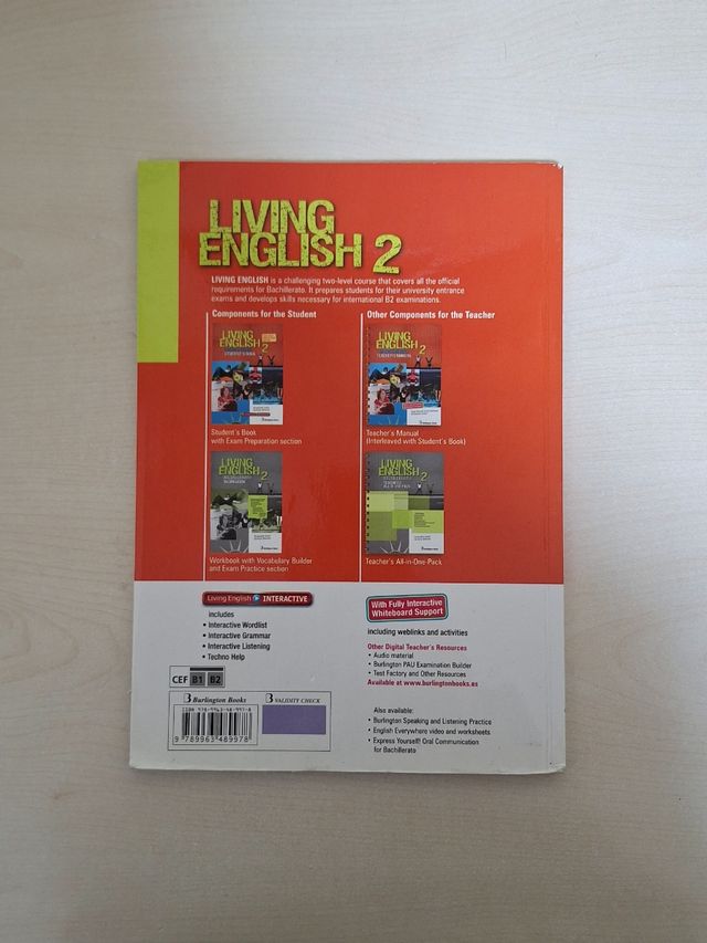 Libro Living English2 Bachillerato: Student´s book