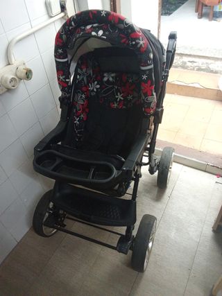Silla de paseo completa floral