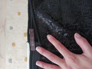 Pantalón lentejuelas mujer talla 38