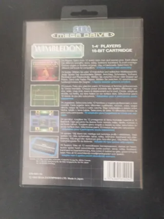 Wimbledon Mega Drive Sega Juego