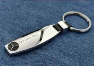 Llavero Mercedes de Metal Cromado Accesorio Regalo
