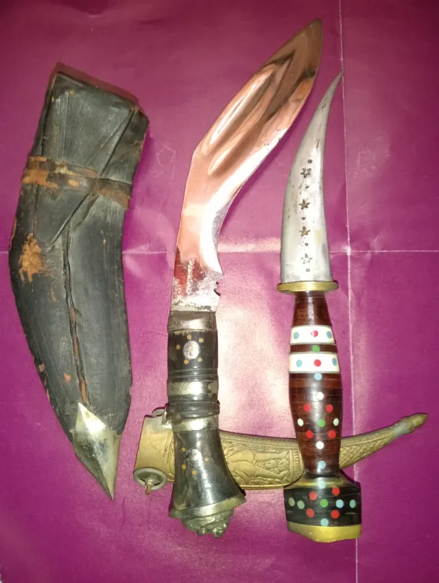 2 Cuchillos Antiguos Decoración Coleccionismo