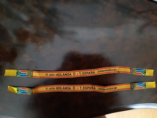 Pulseras Final Mundial Sudáfrica 2010