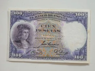 Billete 100 Pesetas España 1931
