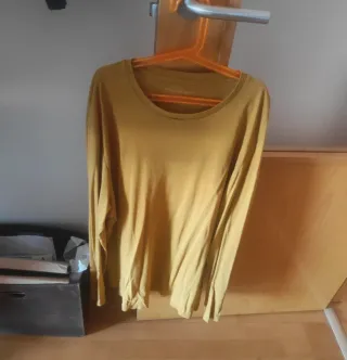 Camiseta manga larga Primark mostaza XL