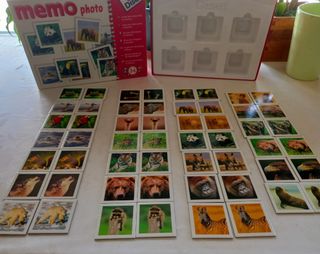 Juego de memoria Diset 54 cartas animales
