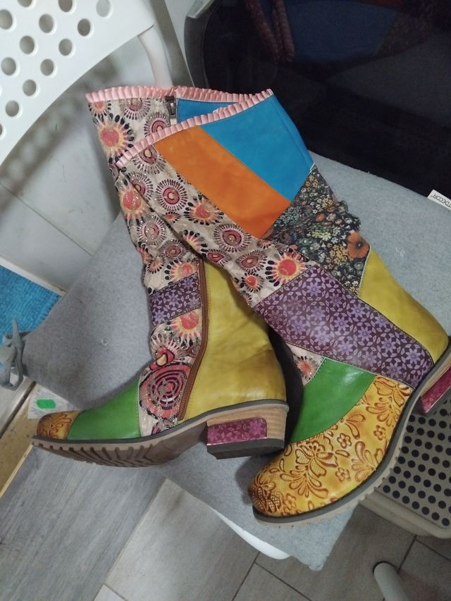 Botas de mujer multicolor