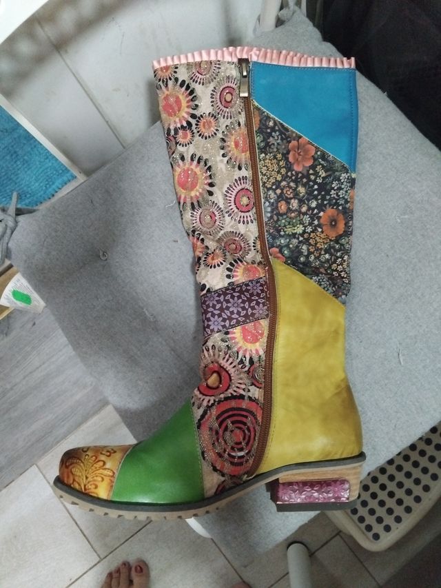 Botas de mujer multicolor