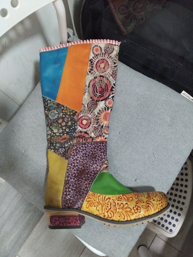 Botas de mujer multicolor