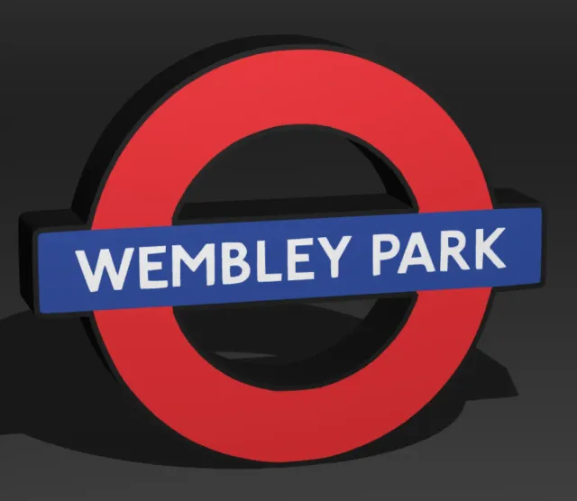 Luminoso Metro Londres Wembley Park