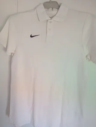 Polo Nike blanco niño