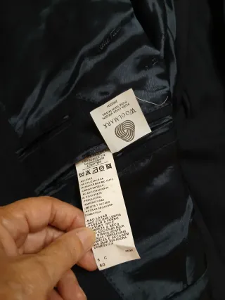 Traje Caballero Azul Marino Raya Woolmark Talla 60