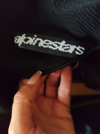Chaqueta Moto Alpinestars Negra Roja talla L