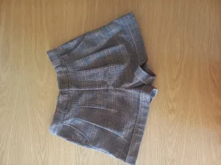 Pantalones cortos de chica a cuadros