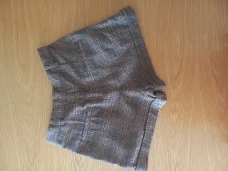 Pantalones cortos de chica a cuadros