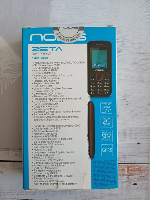 Telefono Nodis Zeta ND-30