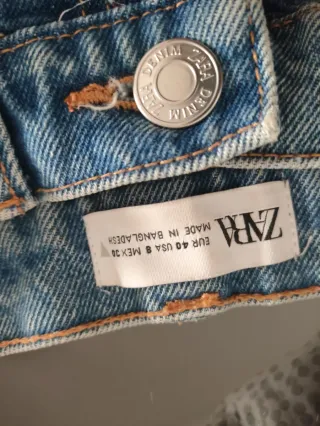 Shorts vaqueros Zara
