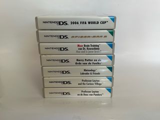 Lote 7 juegos Nintendo DS PAL